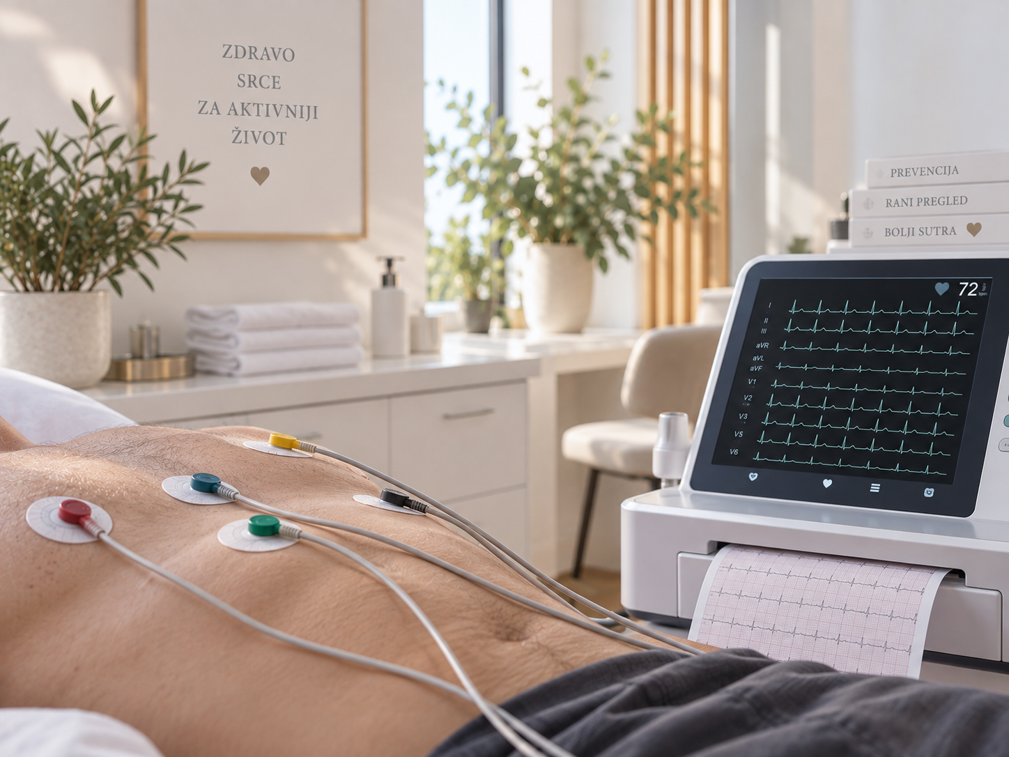 EKG pregled i snimanje električne aktivnosti srca