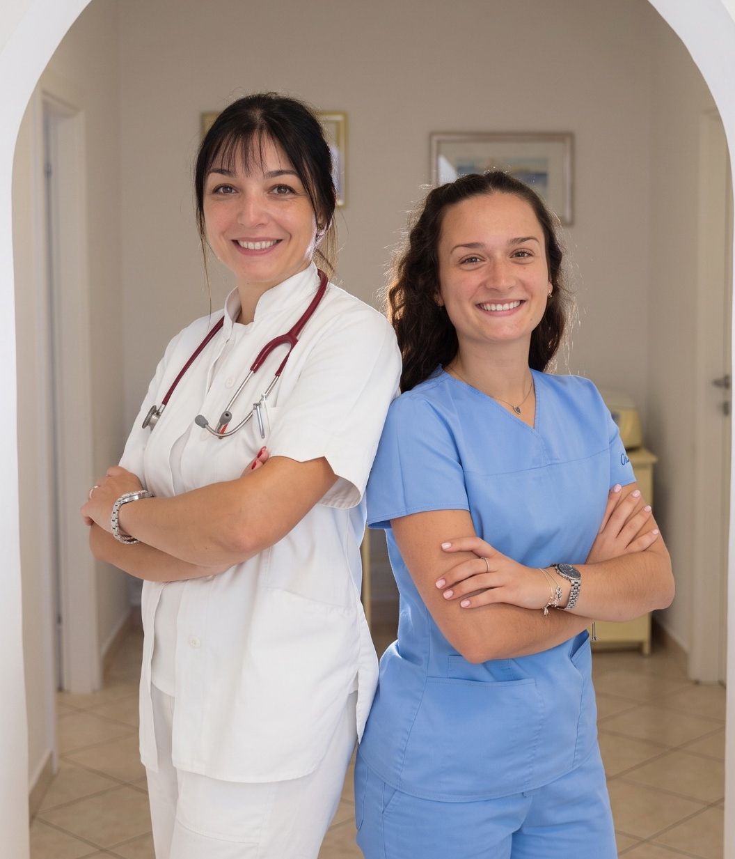 Dr. Maja Marušić Marić i članica tima u ordinaciji